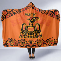 Personalized Every Child Matter Hooded Blanket Canadian Native Indigenous Haida