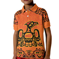 Personalized Every Child Matter Kid Polo Shirt Canadian Native Indigenous Haida - Wonder Print Shop
