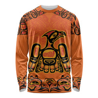 Personalized Every Child Matter Long Sleeve Shirt Canadian Native Indigenous Haida - Wonder Print Shop