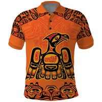 Personalized Every Child Matter Polo Shirt Canadian Native Indigenous Haida - Wonder Print Shop