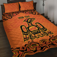 Personalized Every Child Matter Quilt Bed Set Canadian Native Indigenous Haida - Wonder Print Shop