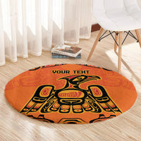 Personalized Every Child Matter Round Carpet Canadian Native Indigenous Haida