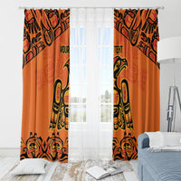Personalized Every Child Matter Window Curtain Canadian Native Indigenous Haida - Wonder Print Shop