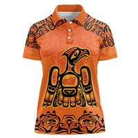 Personalized Every Child Matter Women Polo Shirt Canadian Native Indigenous Haida - Wonder Print Shop