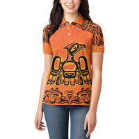 Personalized Every Child Matter Women Polo Shirt Canadian Native Indigenous Haida - Wonder Print Shop