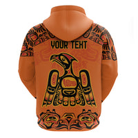 Personalized Every Child Matter Zip Hoodie Canadian Native Indigenous Haida - Wonder Print Shop