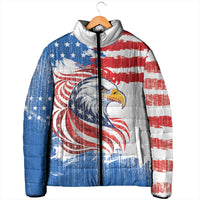 United States Flag Day Padded Jacket Proud To Honor The Stars And Stripes