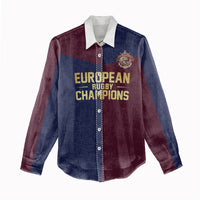 France European Rugby Final Women Casual Shirt