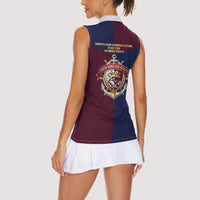 France European Rugby Final Women Sleeveless Polo Shirt