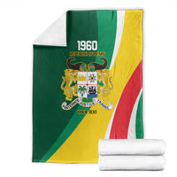 Benin Independence Day Personalized Blanket Since 1960 Fraternite Justice Travail - Wonder Print Shop