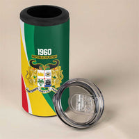 Benin Independence Day Personalized 4 in 1 Can Cooler Tumbler Since 1960 Fraternite Justice Travail - Wonder Print Shop