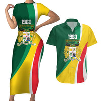 Benin Independence Day Personalized Couples Matching Short Sleeve Bodycon Dress and Hawaiian Shirt Since 1960 Fraternite Justice Travail - Wonder Print Shop