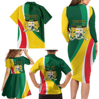 Benin Independence Day Personalized Family Matching Long Sleeve Bodycon Dress and Hawaiian Shirt Since 1960 Fraternite Justice Travail - Wonder Print Shop