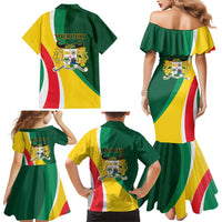 Benin Independence Day Personalized Family Matching Mermaid Dress and Hawaiian Shirt Since 1960 Fraternite Justice Travail - Wonder Print Shop