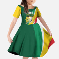 Benin Independence Day Personalized Family Matching Off Shoulder Maxi Dress and Hawaiian Shirt Since 1960 Fraternite Justice Travail - Wonder Print Shop