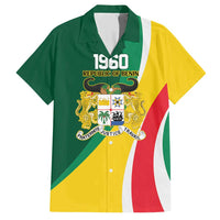 Benin Independence Day Personalized Family Matching Short Sleeve Bodycon Dress and Hawaiian Shirt Since 1960 Fraternite Justice Travail - Wonder Print Shop