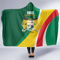 Benin Independence Day Personalized Hooded Blanket Since 1960 Fraternite Justice Travail - Wonder Print Shop