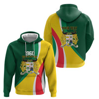 Benin Independence Day Personalized Hoodie Since 1960 Fraternite Justice Travail - Wonder Print Shop