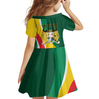 Benin Independence Day Personalized Kid Short Sleeve Dress Since 1960 Fraternite Justice Travail - Wonder Print Shop