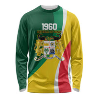 Benin Independence Day Personalized Long Sleeve Shirt Since 1960 Fraternite Justice Travail - Wonder Print Shop