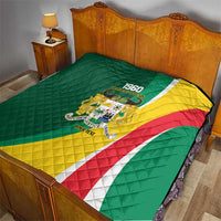Benin Independence Day Personalized Quilt Since 1960 Fraternite Justice Travail - Wonder Print Shop