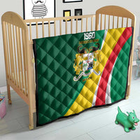 Benin Independence Day Personalized Quilt Since 1960 Fraternite Justice Travail - Wonder Print Shop