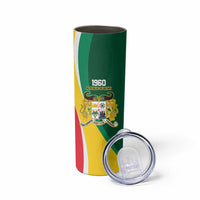 Benin Independence Day Personalized Skinny Tumbler Since 1960 Fraternite Justice Travail - Wonder Print Shop