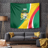 Benin Independence Day Personalized Tapestry Since 1960 Fraternite Justice Travail - Wonder Print Shop