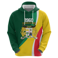 Benin Independence Day Personalized Zip Hoodie Since 1960 Fraternite Justice Travail - Wonder Print Shop