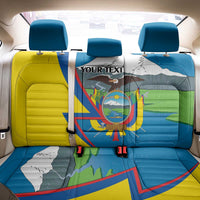 Ecuador Independence Day Personalized Back Car Seat Cover Pro Deo Patria et Libertate - Wonder Print Shop