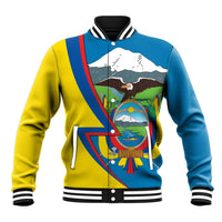 Ecuador Independence Day Personalized Baseball Jacket Pro Deo Patria et Libertate - Wonder Print Shop
