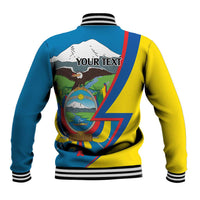 Ecuador Independence Day Personalized Baseball Jacket Pro Deo Patria et Libertate - Wonder Print Shop