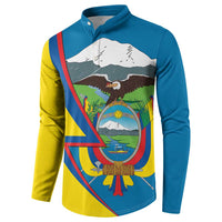 Ecuador Independence Day Personalized Button Sweatshirt Pro Deo Patria et Libertate - Wonder Print Shop