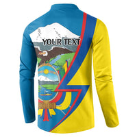 Ecuador Independence Day Personalized Button Sweatshirt Pro Deo Patria et Libertate - Wonder Print Shop