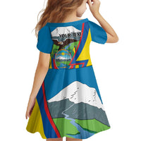 Ecuador Independence Day Personalized Family Matching Off Shoulder Maxi Dress and Hawaiian Shirt Pro Deo Patria et Libertate - Wonder Print Shop