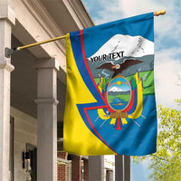 Ecuador Independence Day Personalized Garden Flag Pro Deo Patria et Libertate - Wonder Print Shop