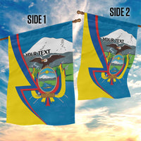 Ecuador Independence Day Personalized Garden Flag Pro Deo Patria et Libertate - Wonder Print Shop