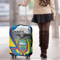 Ecuador Independence Day Personalized Luggage Cover Pro Deo Patria et Libertate - Wonder Print Shop