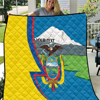 Ecuador Independence Day Personalized Quilt Pro Deo Patria et Libertate - Wonder Print Shop