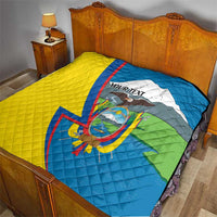 Ecuador Independence Day Personalized Quilt Pro Deo Patria et Libertate - Wonder Print Shop