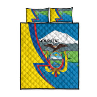 Ecuador Independence Day Personalized Quilt Bed Set Pro Deo Patria et Libertate - Wonder Print Shop