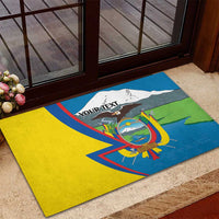 Ecuador Independence Day Personalized Rubber Doormat Pro Deo Patria et Libertate - Wonder Print Shop