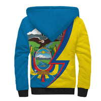 Ecuador Independence Day Personalized Sherpa Hoodie Pro Deo Patria et Libertate - Wonder Print Shop