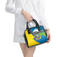 Ecuador Independence Day Personalized Shoulder Handbag Pro Deo Patria et Libertate - Wonder Print Shop