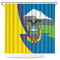 Ecuador Independence Day Personalized Shower Curtain Pro Deo Patria et Libertate - Wonder Print Shop