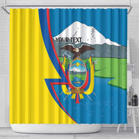 Ecuador Independence Day Personalized Shower Curtain Pro Deo Patria et Libertate - Wonder Print Shop
