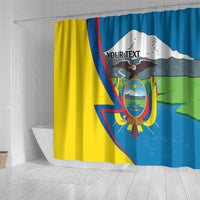 Ecuador Independence Day Personalized Shower Curtain Pro Deo Patria et Libertate - Wonder Print Shop