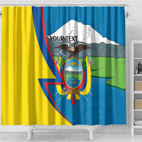 Ecuador Independence Day Personalized Shower Curtain Pro Deo Patria et Libertate - Wonder Print Shop