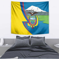 Ecuador Independence Day Personalized Tapestry Pro Deo Patria et Libertate - Wonder Print Shop