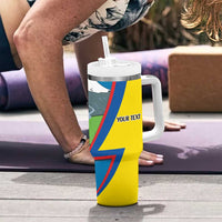 Ecuador Independence Day Personalized Tumbler With Handle Pro Deo Patria et Libertate - Wonder Print Shop